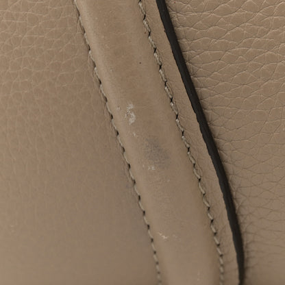 Celine Drummed Calfskin Mini Luggage Dune 15 of 20