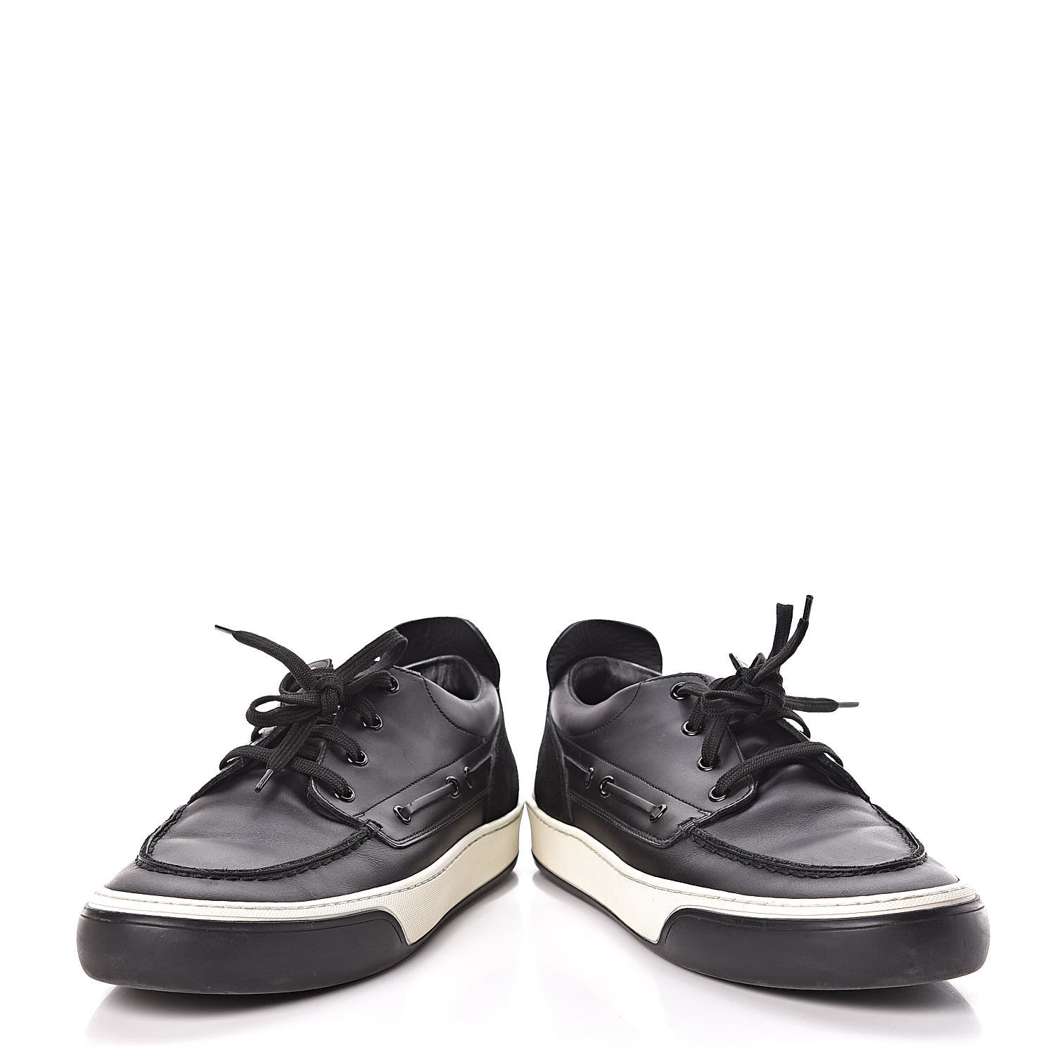 Louis Vuitton Calfskin Sneakers 8 Black 6 of 11