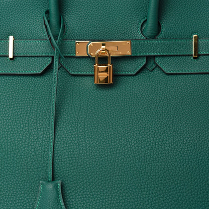 Hermes Togo Birkin 35 Malachite 10 of 10
