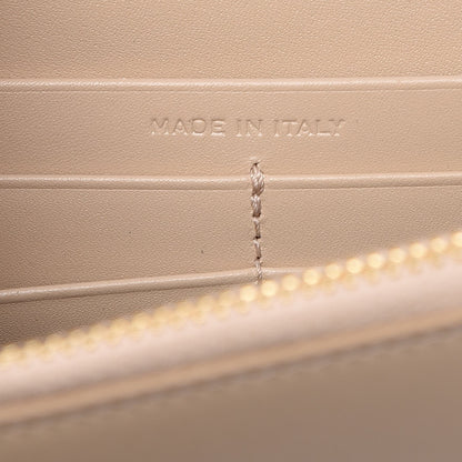 Saint Laurent Smooth Calfskin Classic Monogram Kate Tassel Chain Wallet Nude Powder 7 of 8