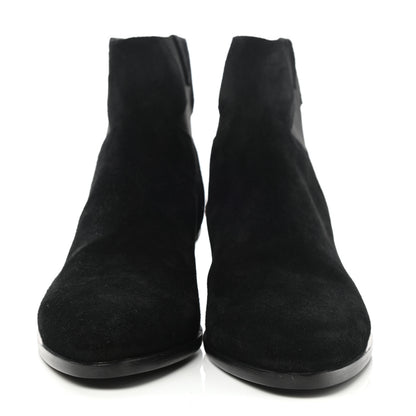 Saint Laurent Suede West 45 Chelsea Boots 37 Black 2 of 8