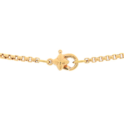 David Yurman 18K Yellow Gold Diamond Cable Collectibles Quatrefoil Pendant Necklace 4 of 6