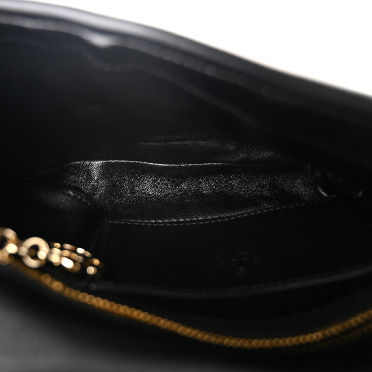 Lambskin Mini GG Milano Top Handle Shoulder Bag White
