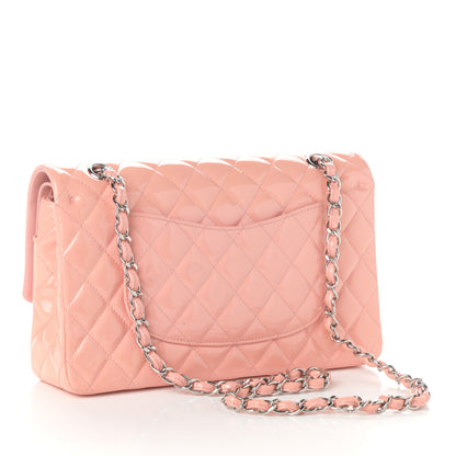 Chanel Patent Quilted Medium Double Flap Light Pink 3 of 9