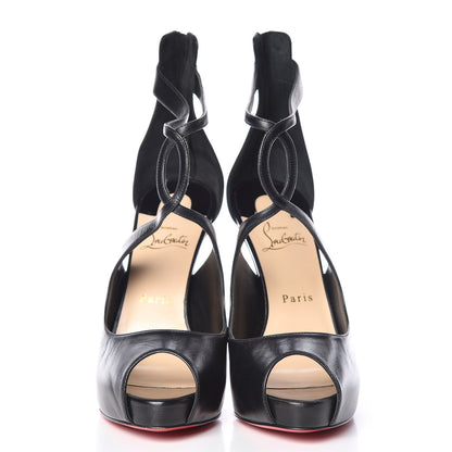 Christian Louboutin Kid Rosie 120 Pumps 40 Black 2 of 8
