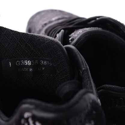 Chanel Sequin CC Sneakers 38.5 Black 8 of 10
