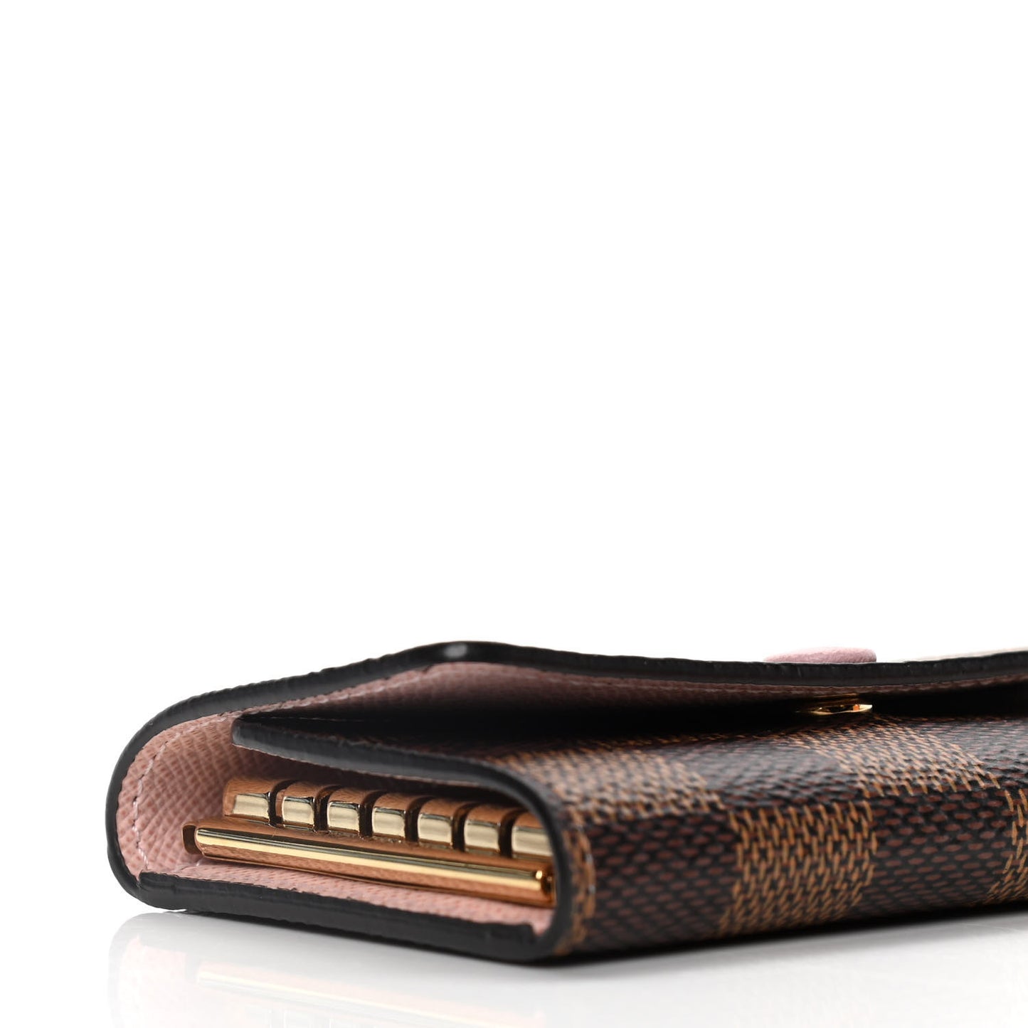Damier Ebene Multicles 6 Key Holder Rose Ballerine