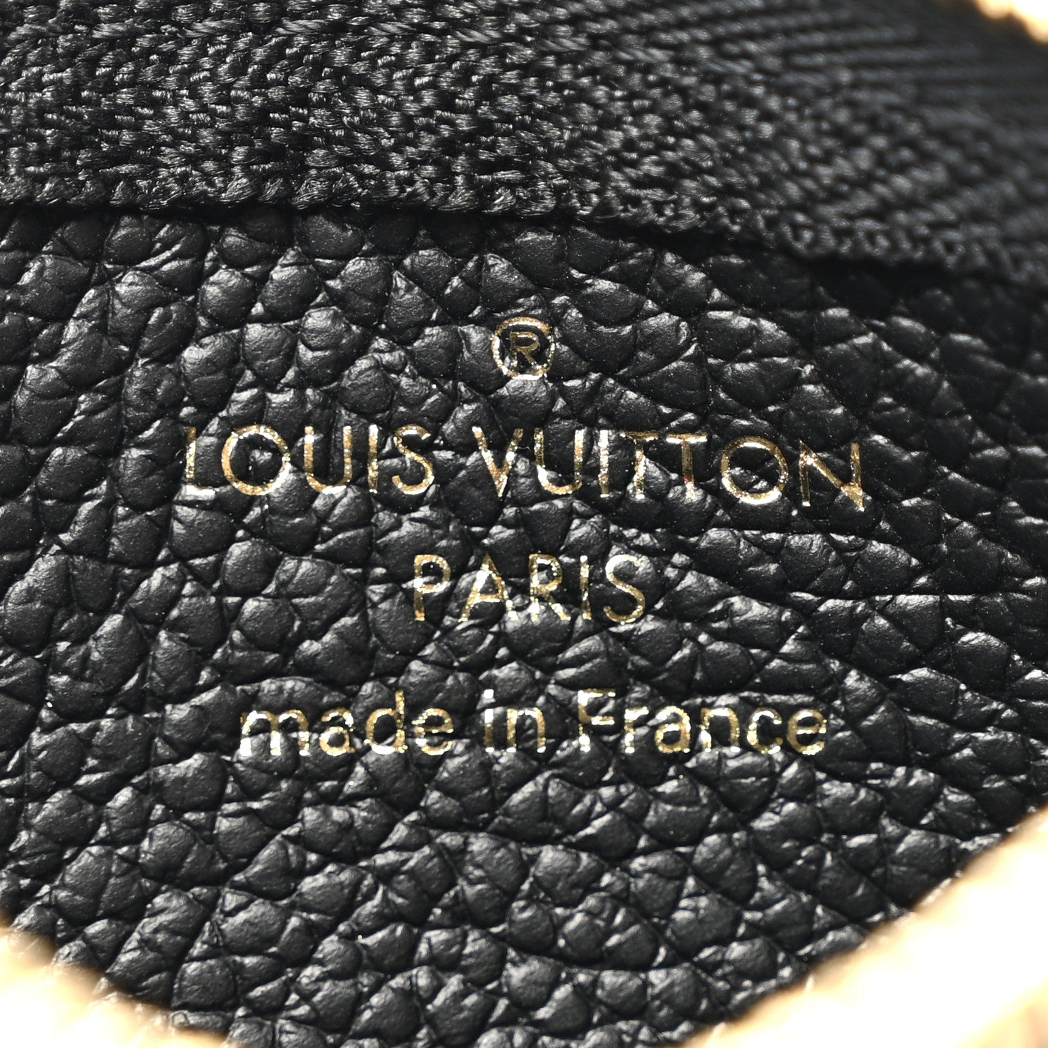 Louis Vuitton Empreinte Monogram Giant Key Pouch Black Beige 6 of 7