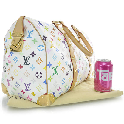 Louis Vuitton Monogram Multicolor Keepall 45 White 2 of 6