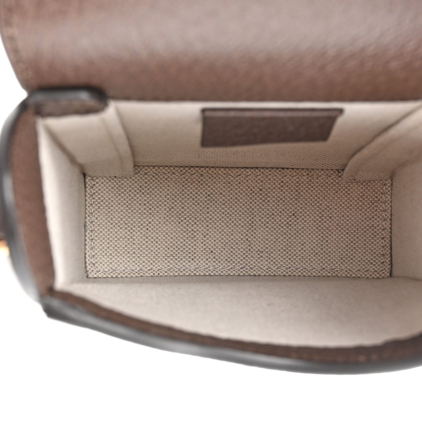 Monogram Jumbo GG Textured Dollar Calfskin Mini Horsebit 1955 Crossbody Bag Camel Ebony New Acero