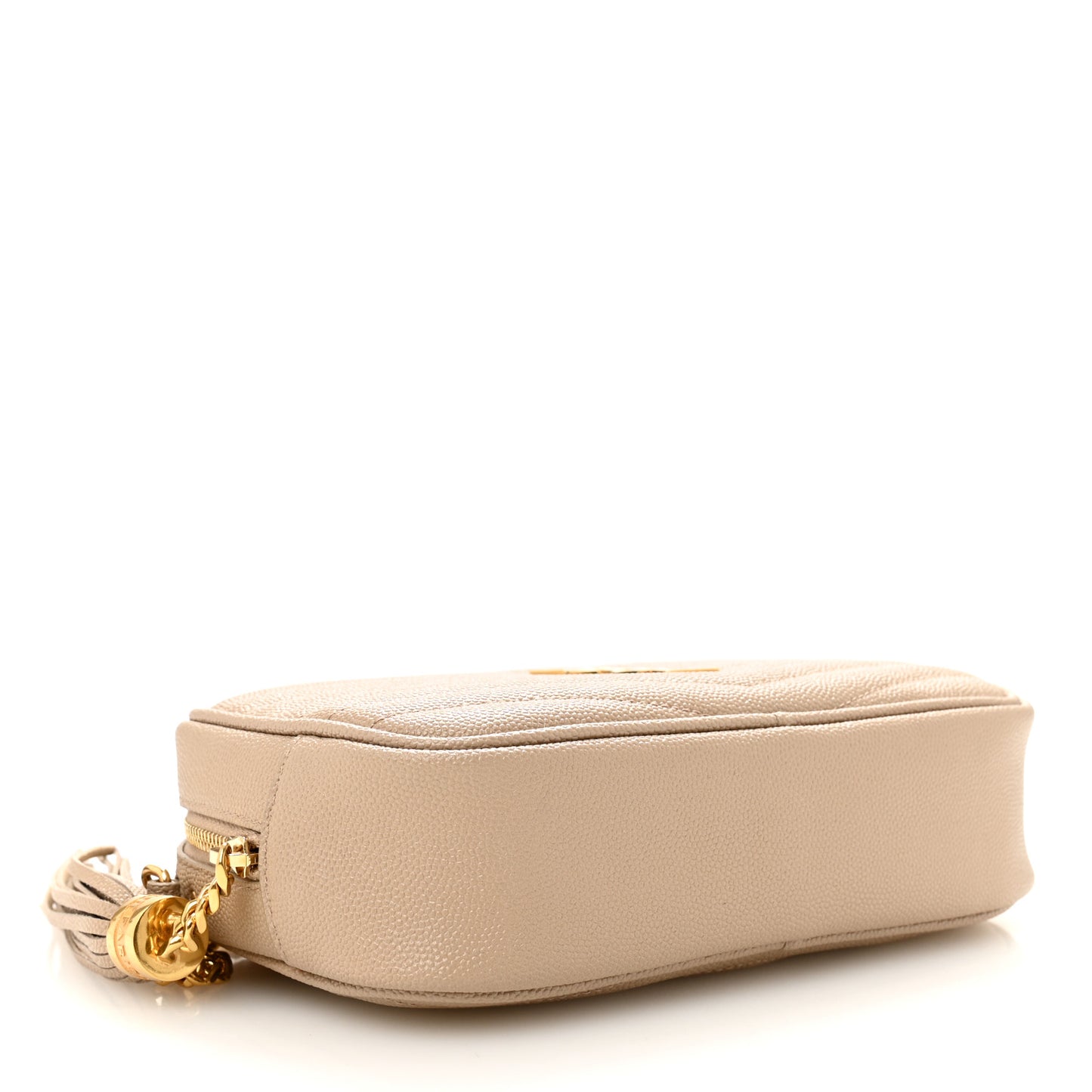 Grain De Poudre Matelasse Monogram Mini Lou Camera Bag Dark Beige
