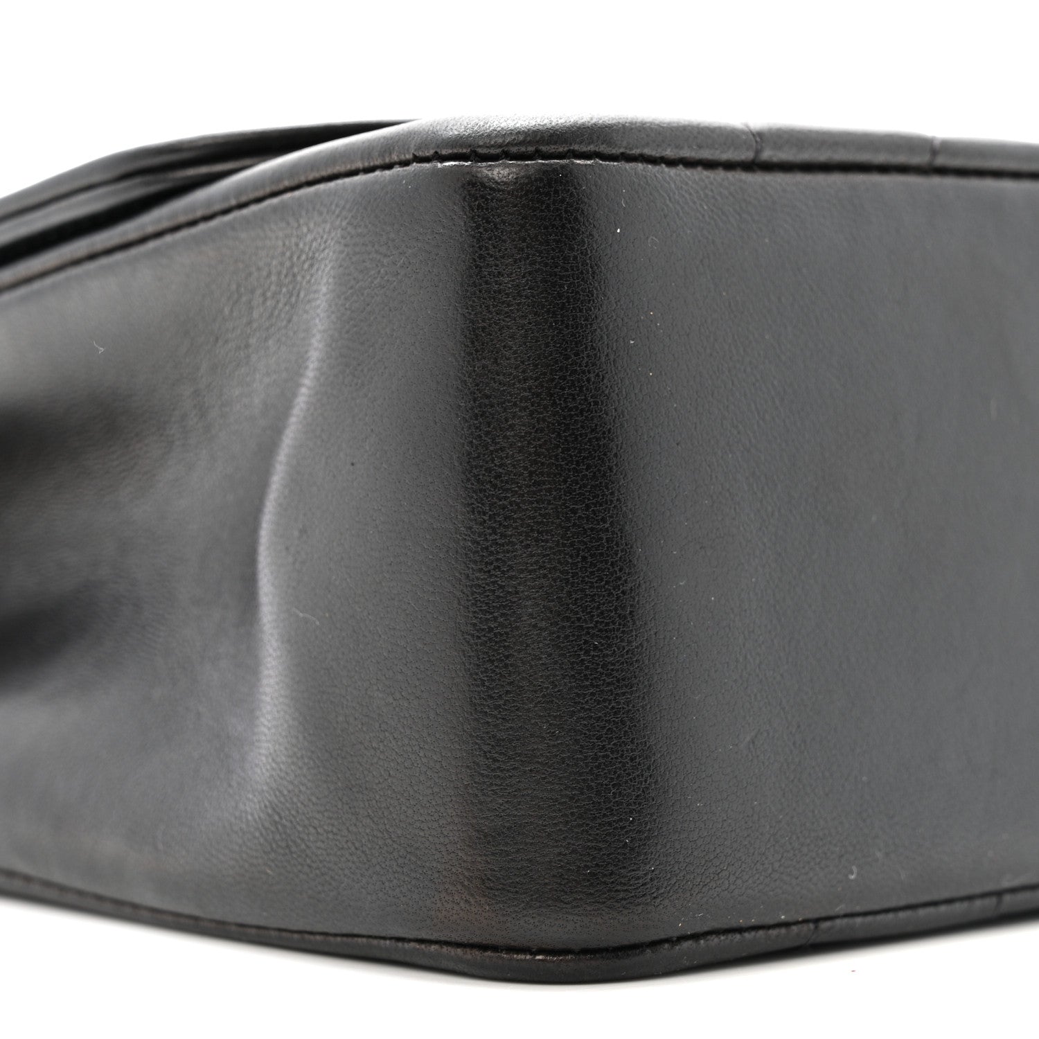 Chanel Lambskin Quilted Medium Single Flap Black 9 of 13