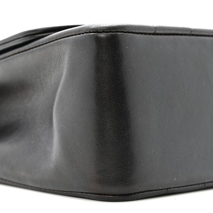 Chanel Lambskin Quilted Medium Single Flap Black 9 of 13