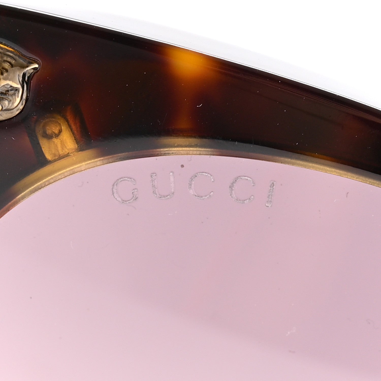 Gucci Metal Tiger GG0222SK Sunglasses Tortoise 7 of 8