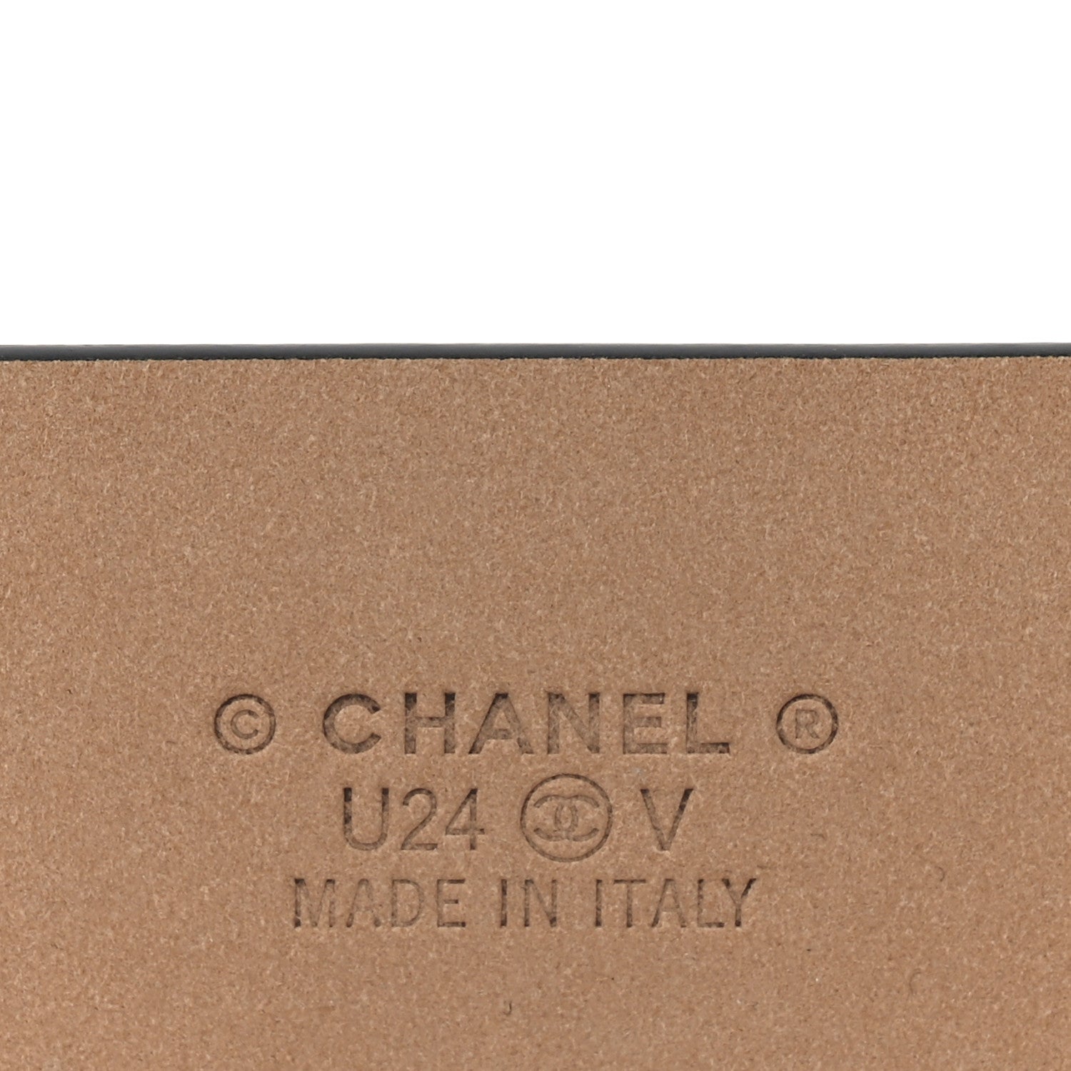 Chanel Calfskin Belt 95 38 Black 5 of 7