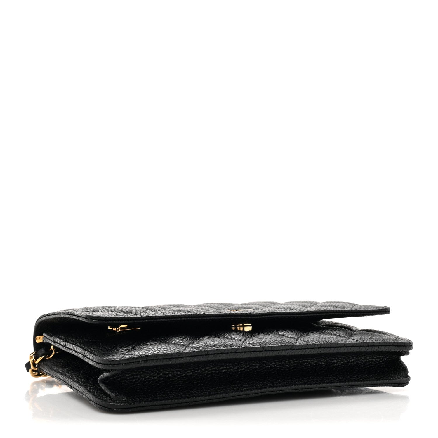 Chanel Caviar Quilted Wallet on Chain WOC Black 4 of 12