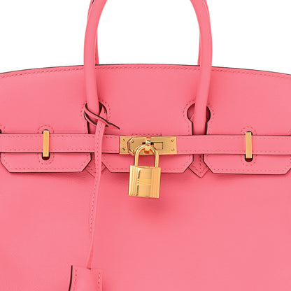 Hermes Swift Birkin 25 Rose Azalee 8 of 10