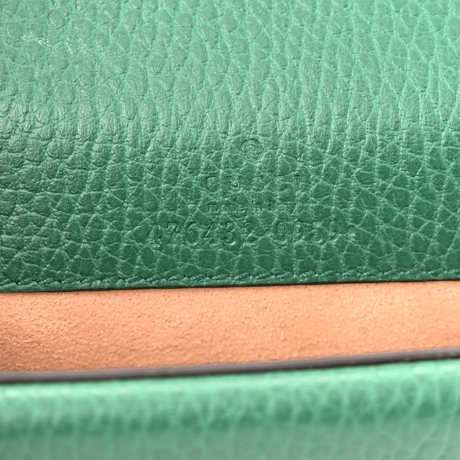 Gucci Calfskin Super Mini Dionysus Shoulder Bag Emerald 6 of 9