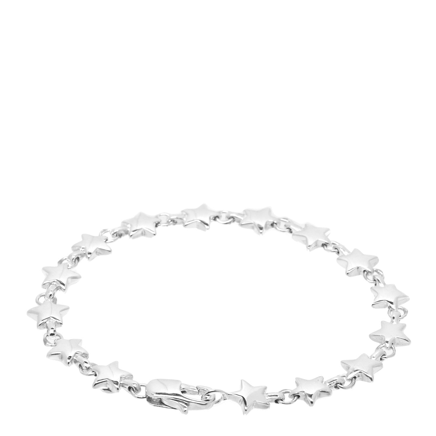 Tiffany Sterling Silver Chain of Stars Bracelet 2 of 4