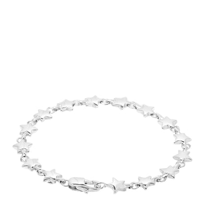 Tiffany Sterling Silver Chain of Stars Bracelet 2 of 4