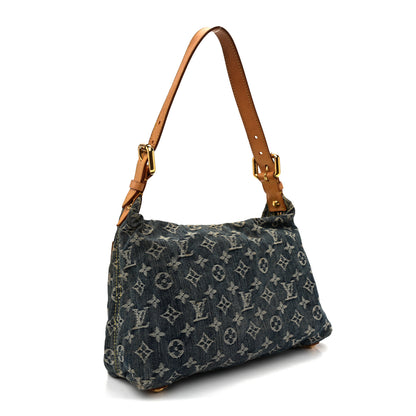 Louis Vuitton Monogram Denim Baggy PM Blue 3 of 10
