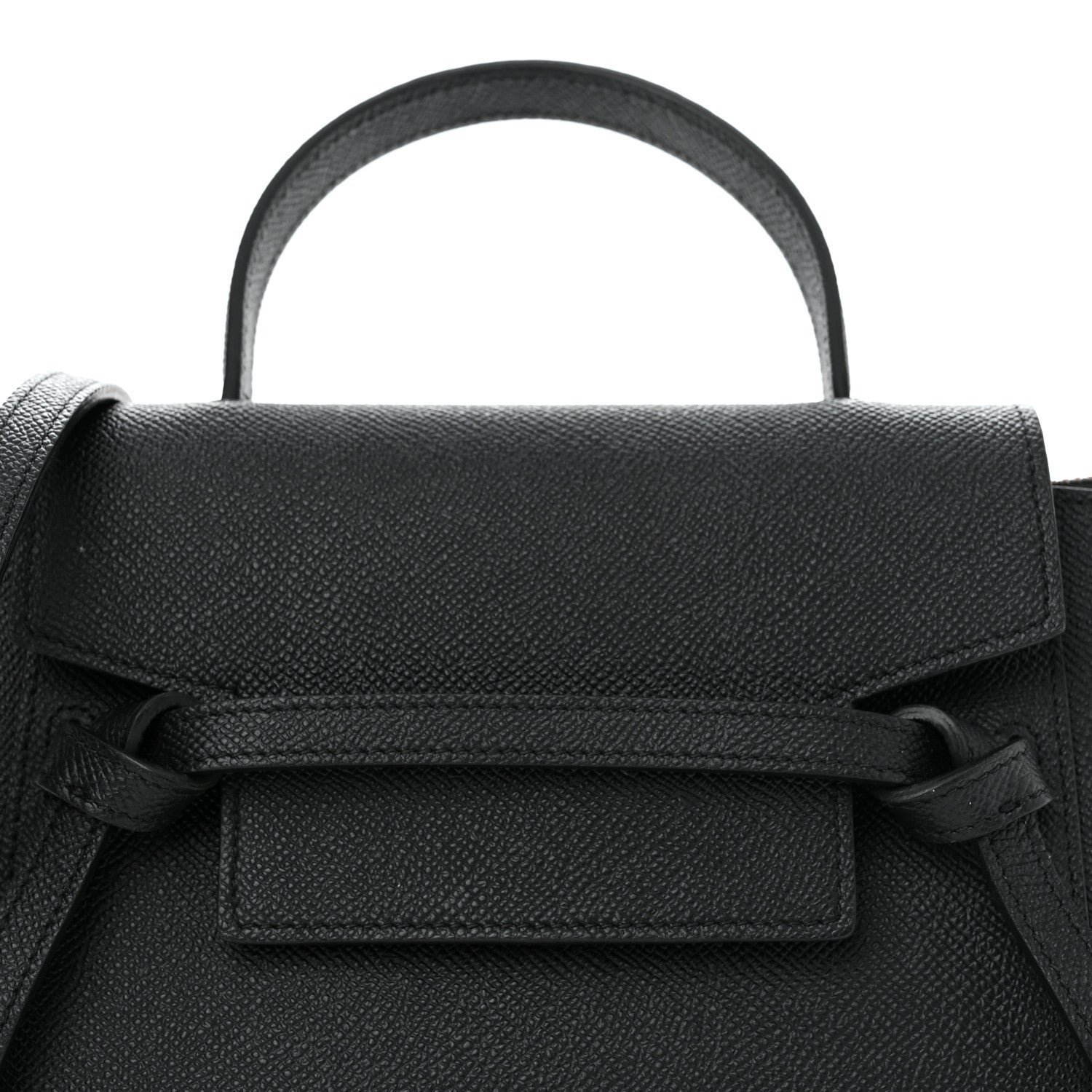 Celine Grained Calfskin Nano Belt Bag Black 8 of 12