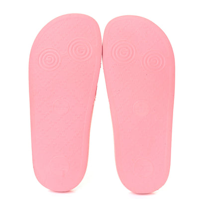 Gucci Rubber GG Monogram Perforated Womens Slide Sandals 37 Rose Box 5 of 7