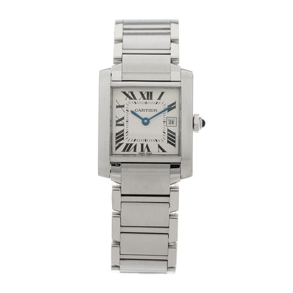 Cartier Stainless Steel 25mm Tank Francaise Quartz Watch 1 of 4