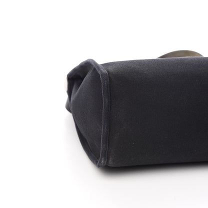 Hermes Toile Vache Calfskin Herbag 30 PM Black 7 of 12