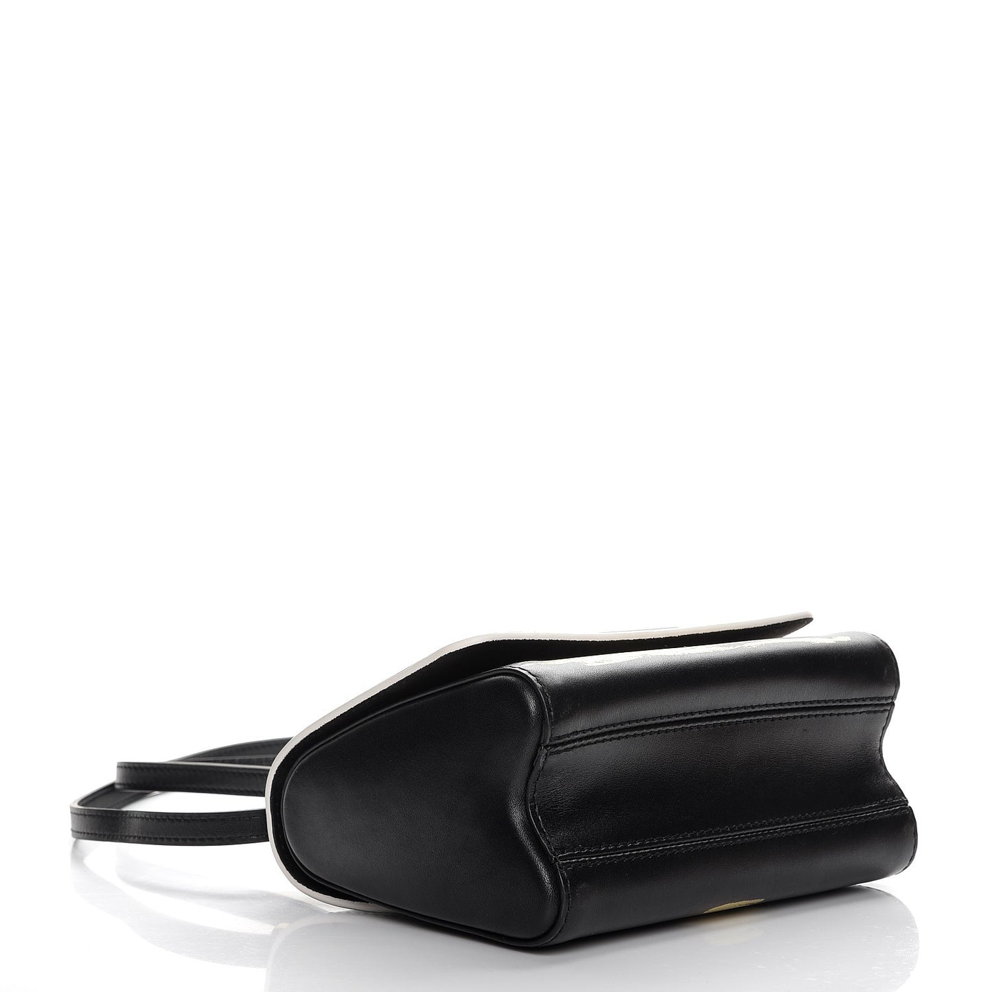 Calfskin Twist Shoulder Bag PM Light Gold
