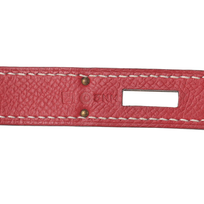 Hermes Epsom Candy Birkin 35 Rouge Casaque Bleu Thalassa 7 of 16