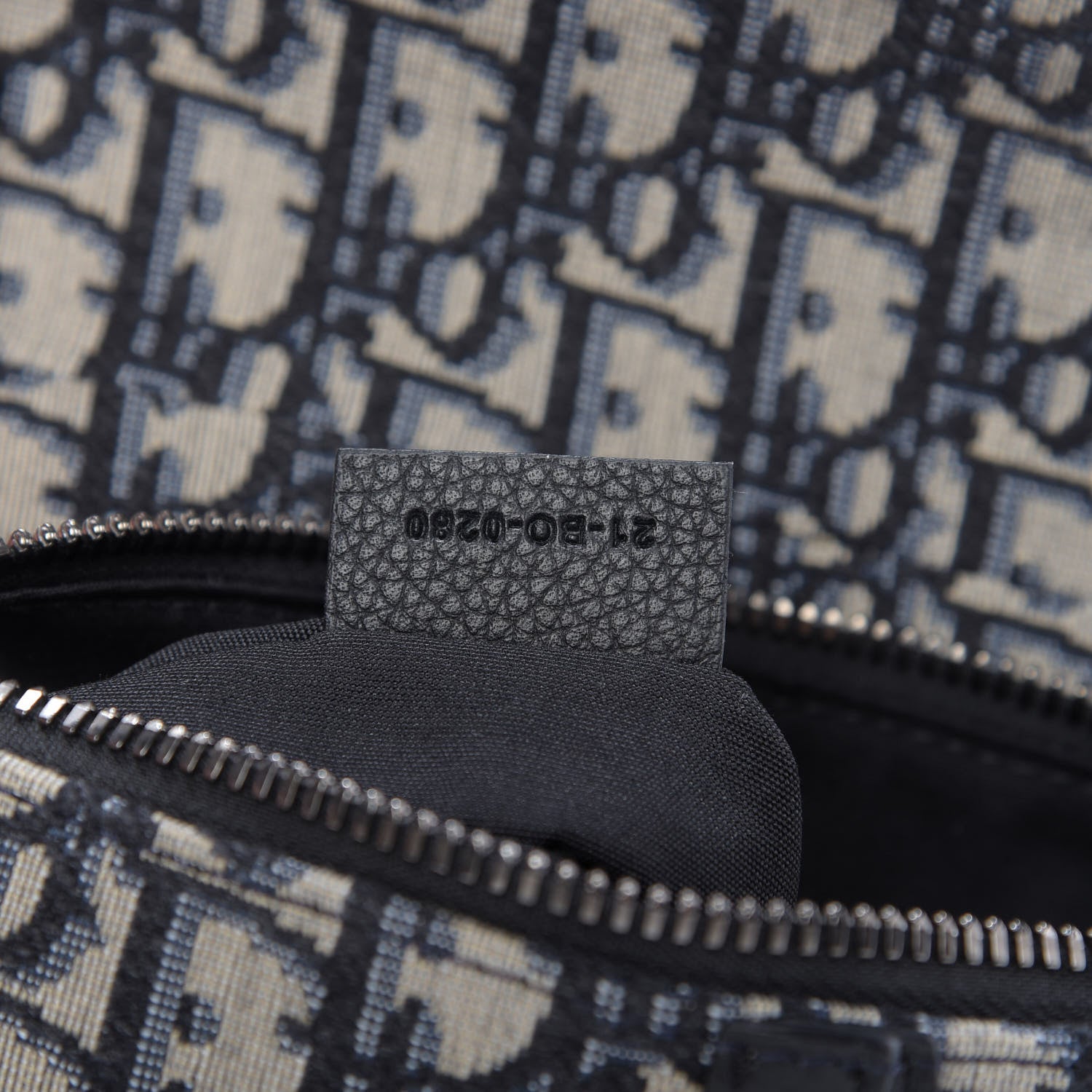 Christian Dior Oblique Mens Mini Saddle Bag Blue 9 of 10