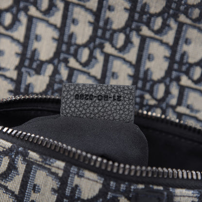 Christian Dior Oblique Mens Mini Saddle Bag Blue 9 of 10