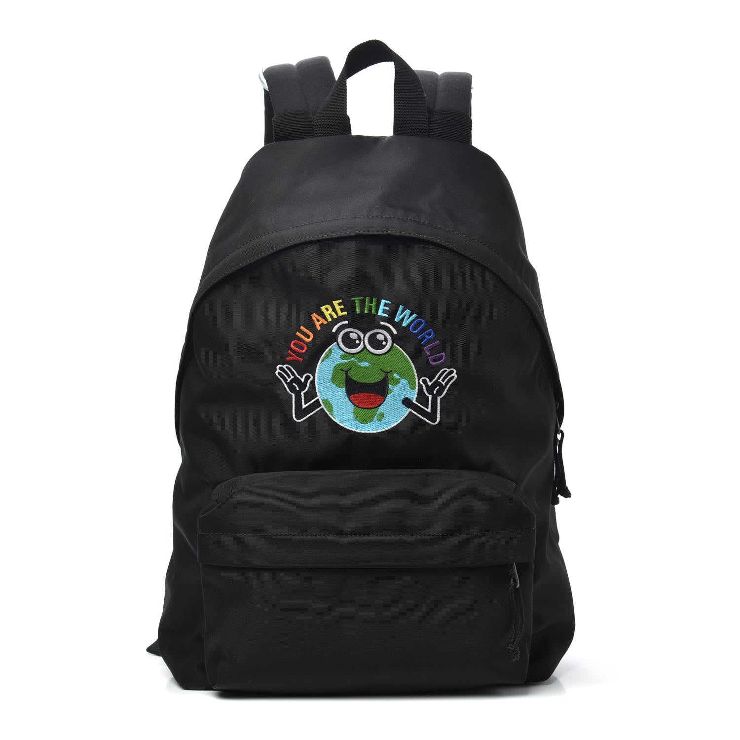 Balenciaga Nylon You Are The World Explorer Backpack Black 1 of 8