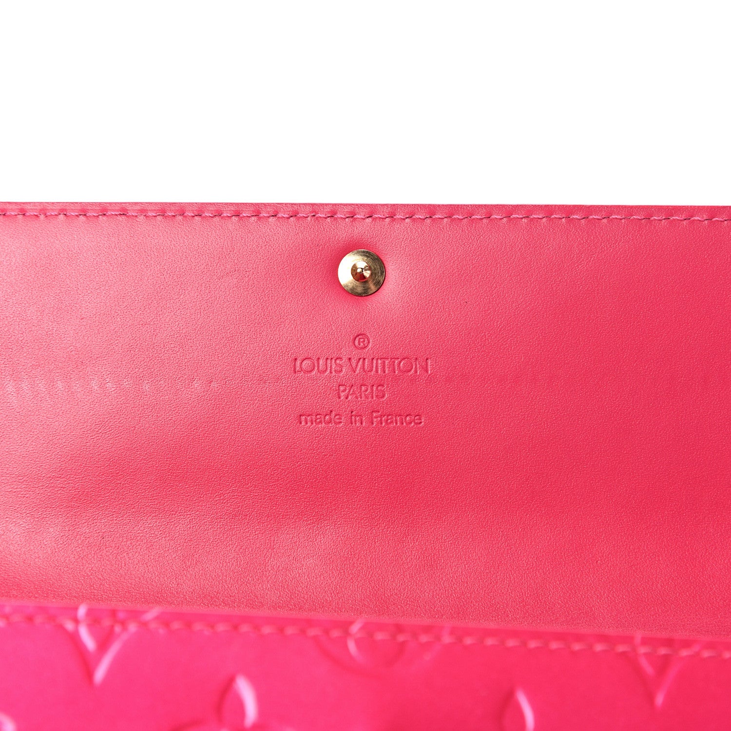 Louis Vuitton Vernis Sarah Wallet Rose Pop 5 of 11