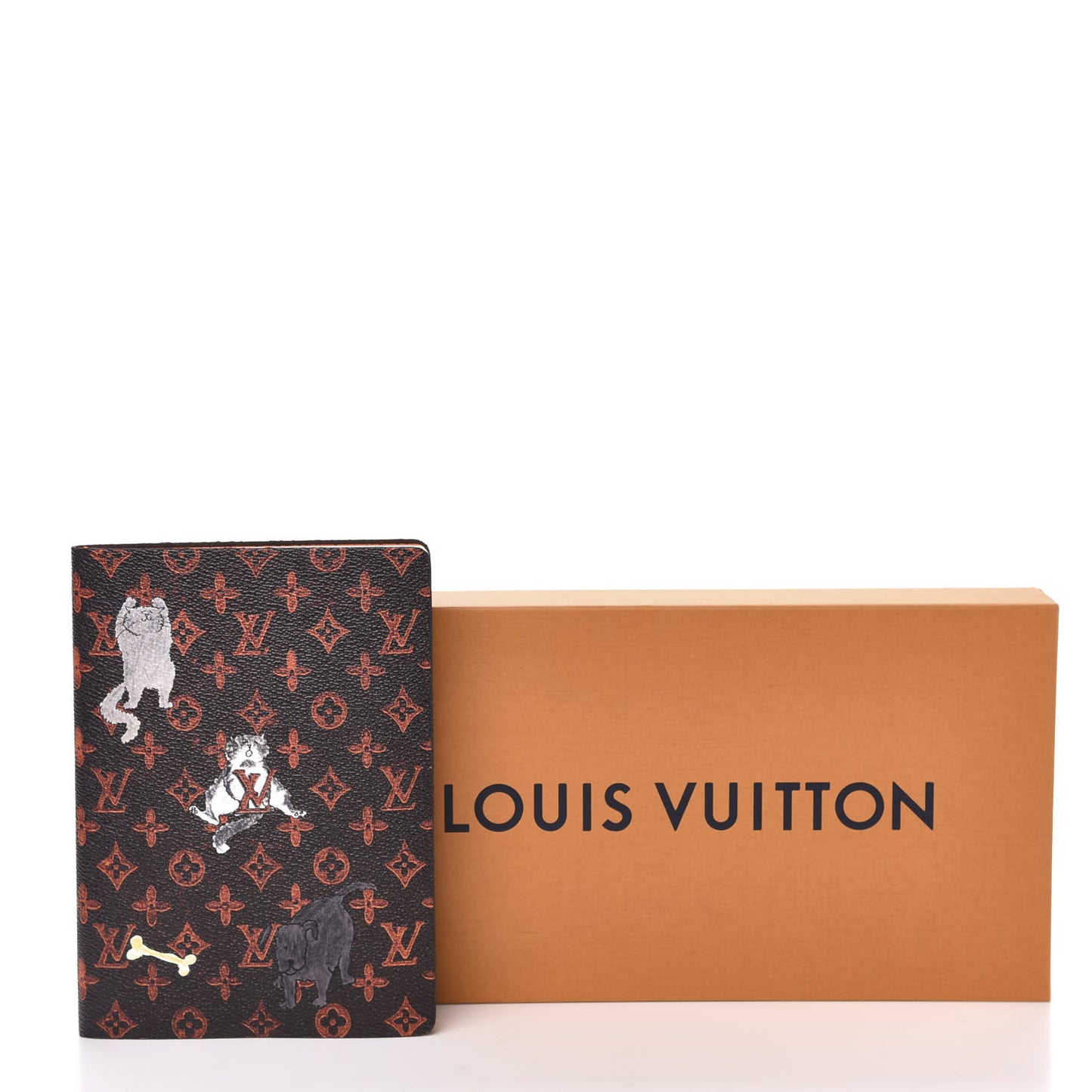 Catogram Clemence Notebook MM Marron