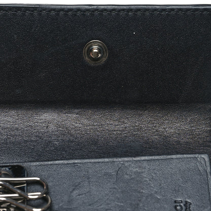 Gucci Guccissima 6 Key Holder Case Black 9 of 10