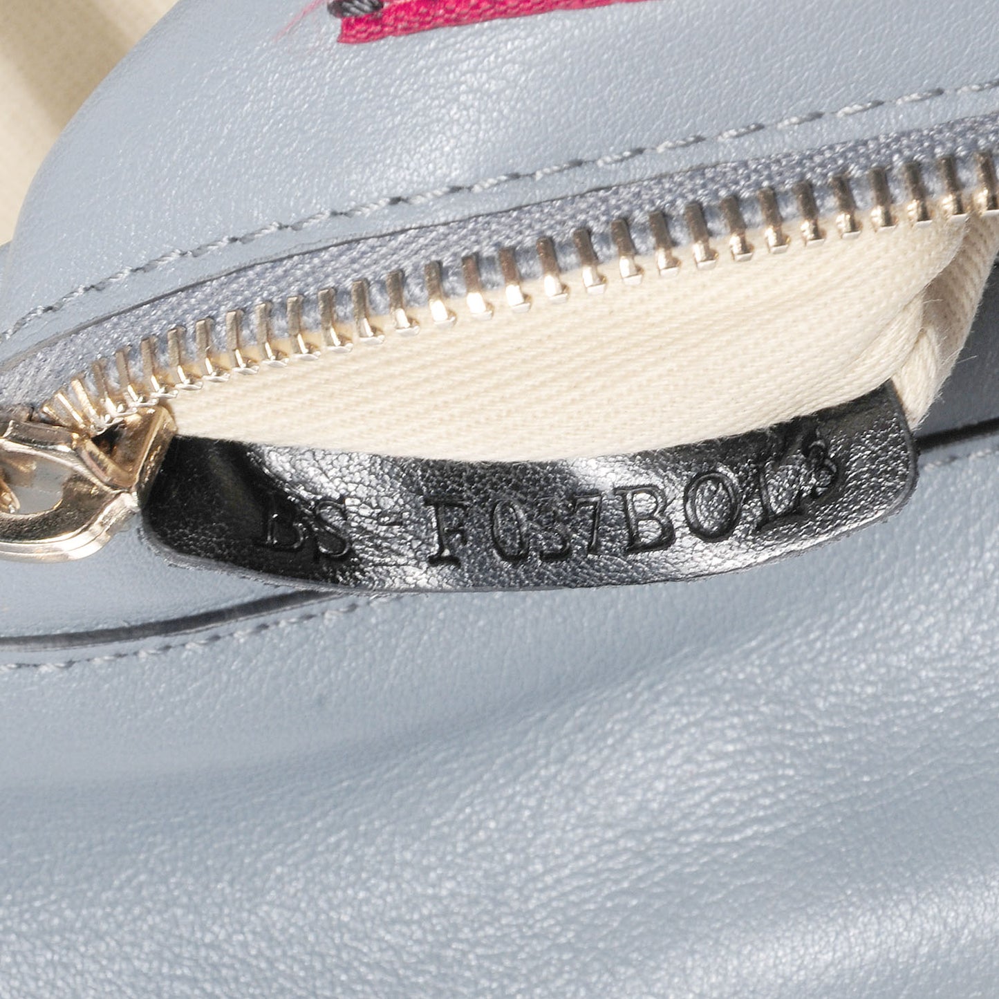 Vitello Small Rockstud Tote Grey