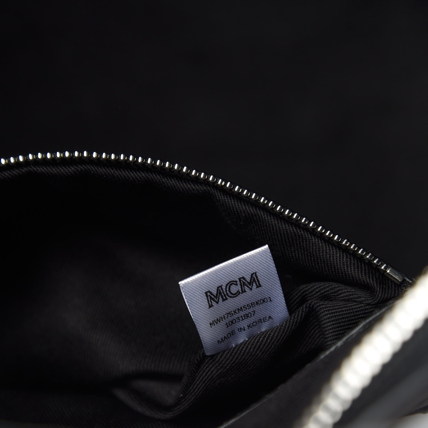 MCM Calfskin Ottomar Large Klara Hobo Black 9 of 10