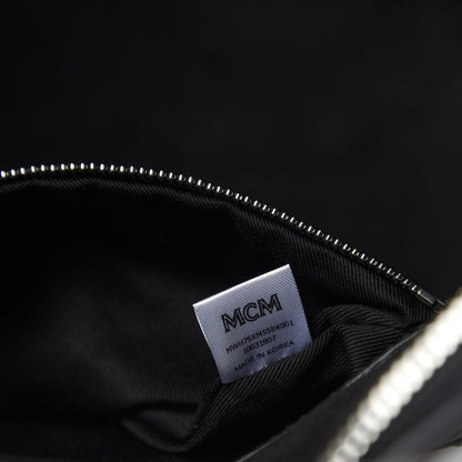 MCM Calfskin Ottomar Large Klara Hobo Black 9 of 10