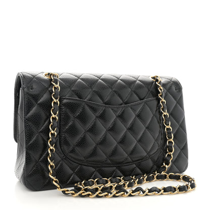 Chanel Caviar Quilted Medium Double Flap Black 3 of 11
