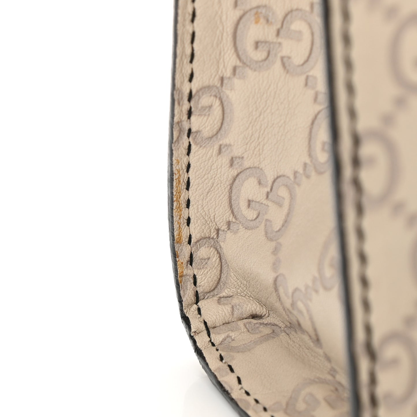 Guccissima Signature Medium Emily Chain Shoulder Bag Mystic White