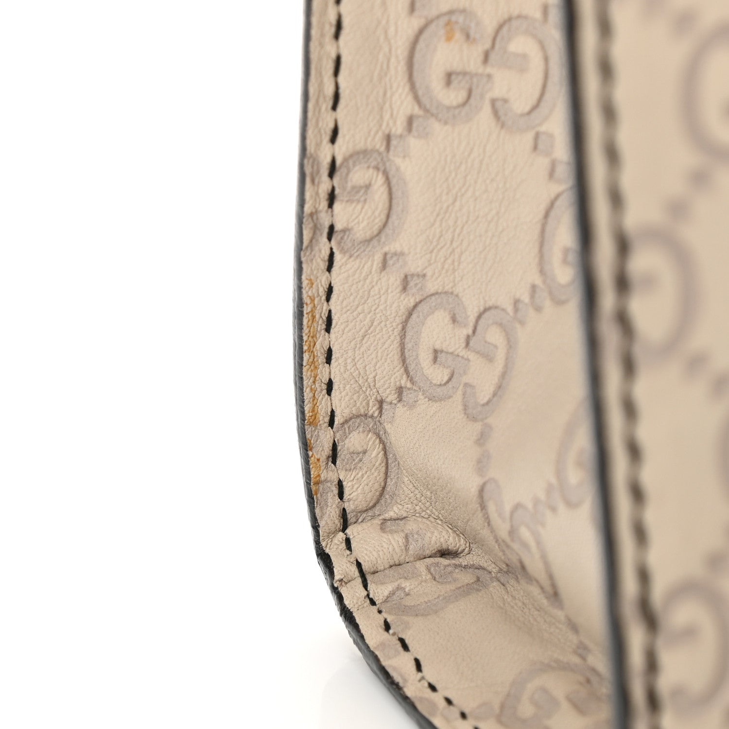Gucci Guccissima Signature Medium Emily Chain Shoulder Bag Mystic White 10 of 12