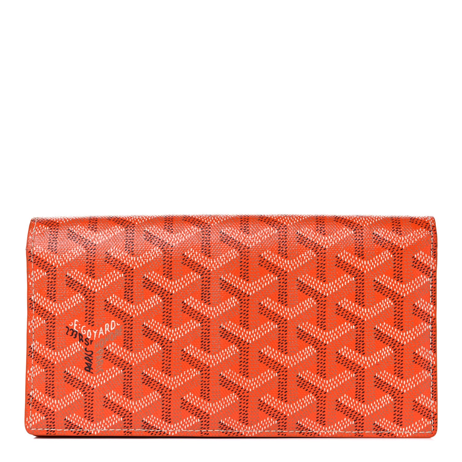 Goyard Goyardine Richelieu Wallet Orange 1 of 17