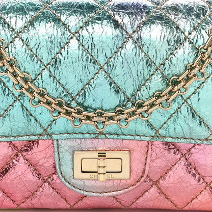 Chanel Metallic Goatskin Quilted Mini 2.55 Reissue Flap Multicolor 8 of 11