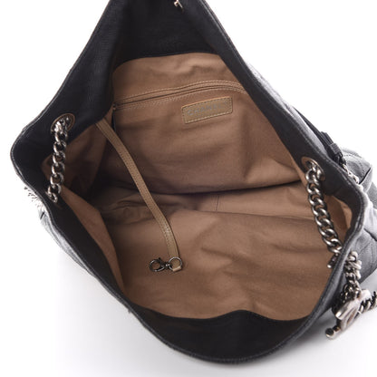 Chanel Caviar Quilted Simply CC Hobo Black 5 of 7