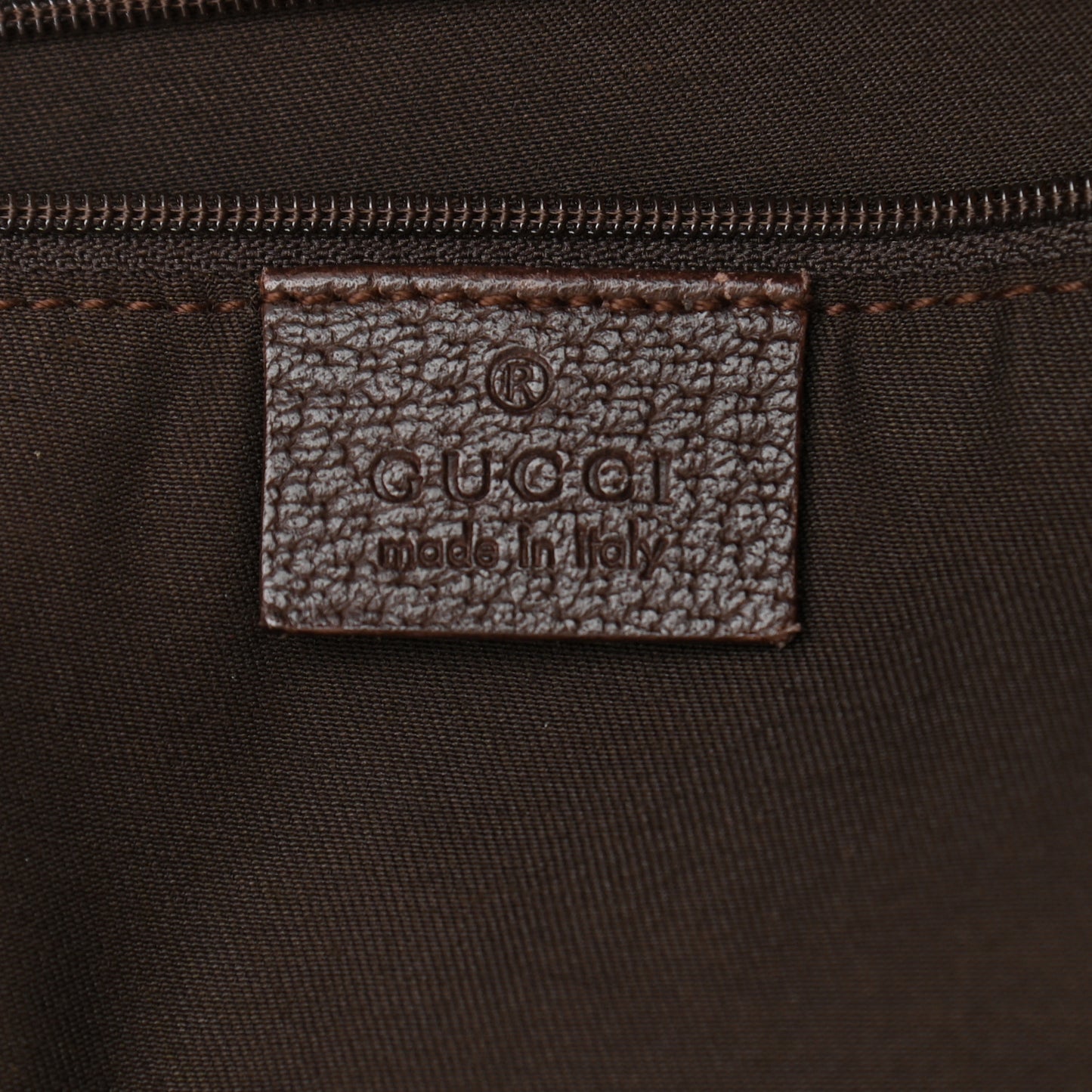 Monogram Large Abbey Tote Dark Brown