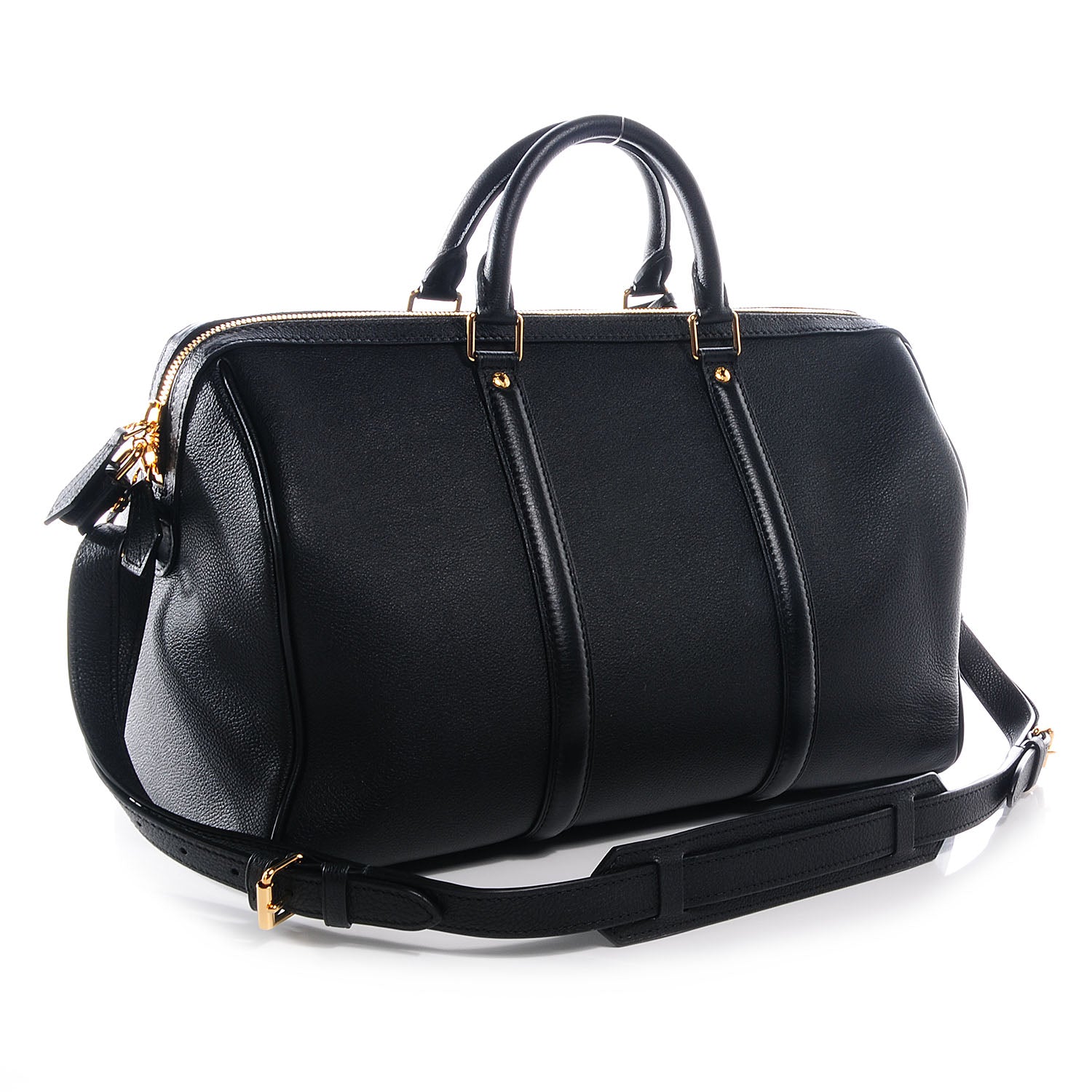 Louis Vuitton Calfskin SC Bag Black 3 of 7