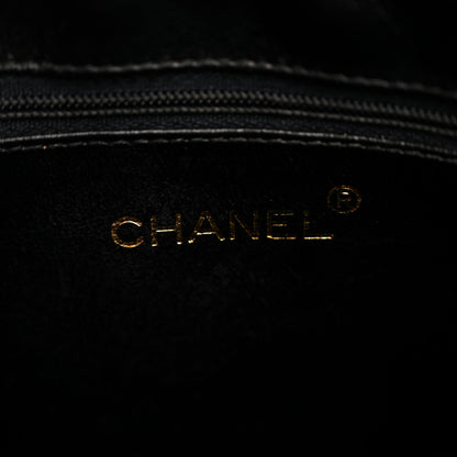 Chanel Lizard Quilted Small Tassel Camera Case Black 6 of 15