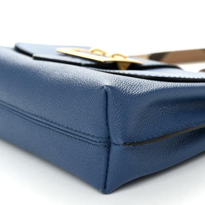 Burberry Soft Grain Calfskin Small Medley Crossbody Steel Blue 11 of 12